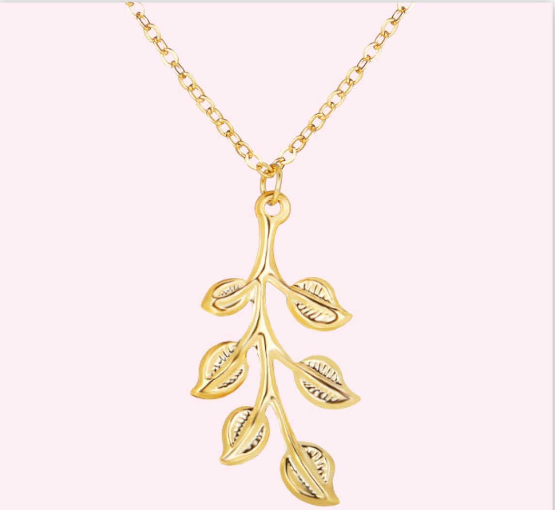 Gold Leaf Necklace