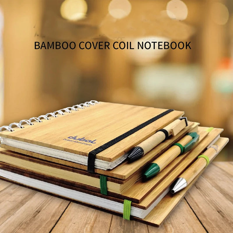 New Products Bamboo Cover Notebook A5 Eco Friendly Fancy Bamboo Notebooks
