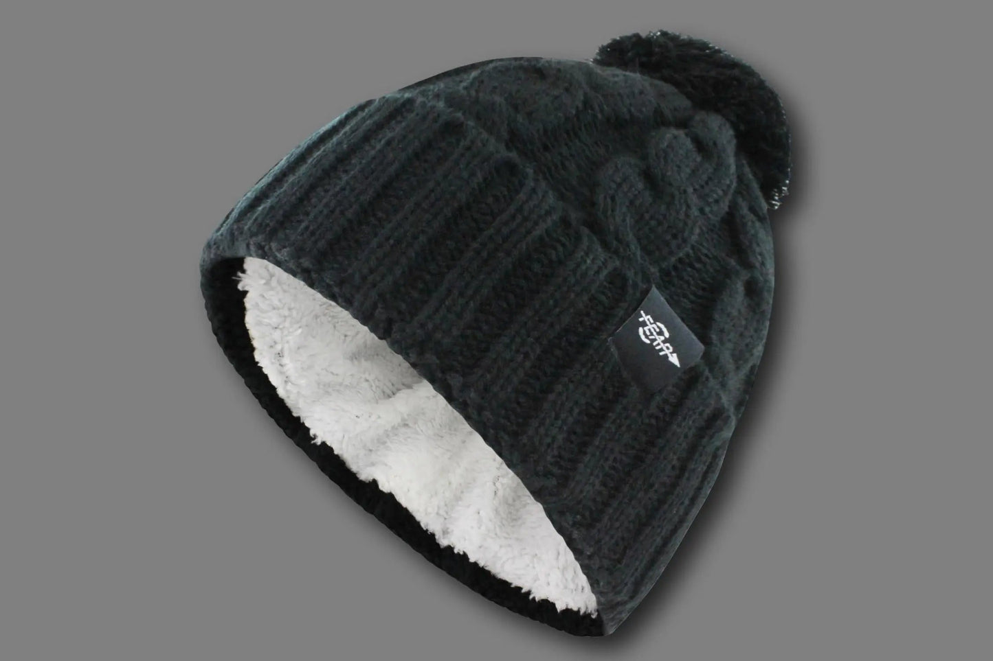 Warm Wool Insulated Winter Beanie Hat