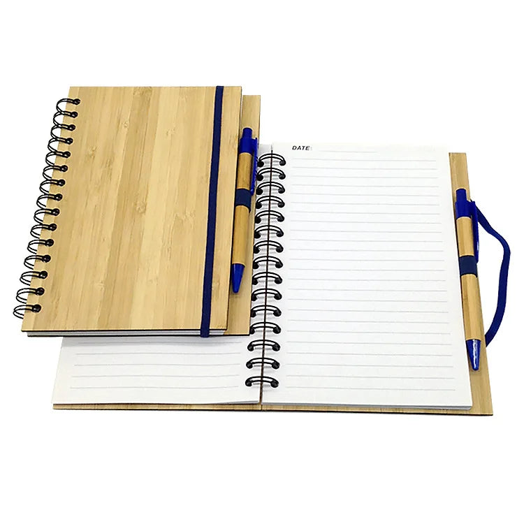 New Products Bamboo Cover Notebook A5 Eco Friendly Fancy Bamboo Notebooks