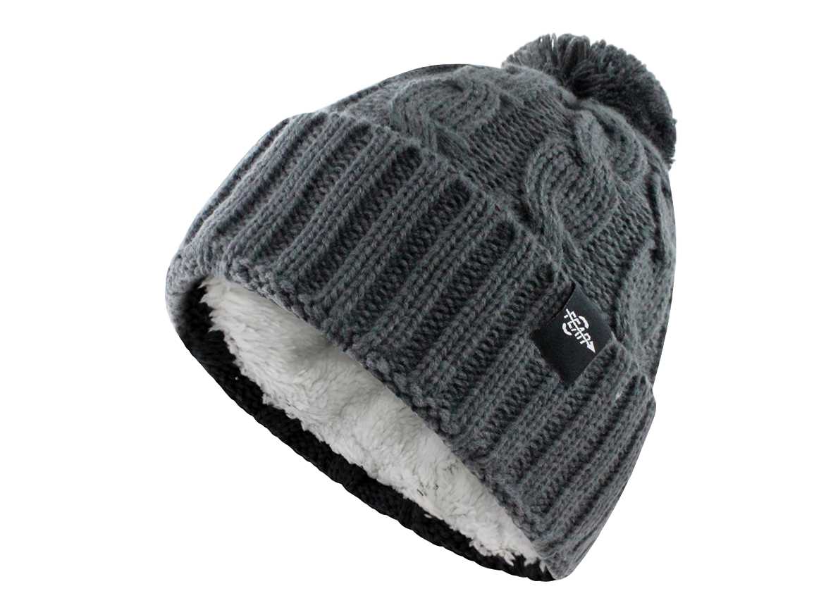 Warm Wool Insulated Winter Beanie Hat