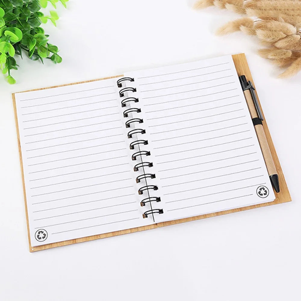 New Products Bamboo Cover Notebook A5 Eco Friendly Fancy Bamboo Notebooks