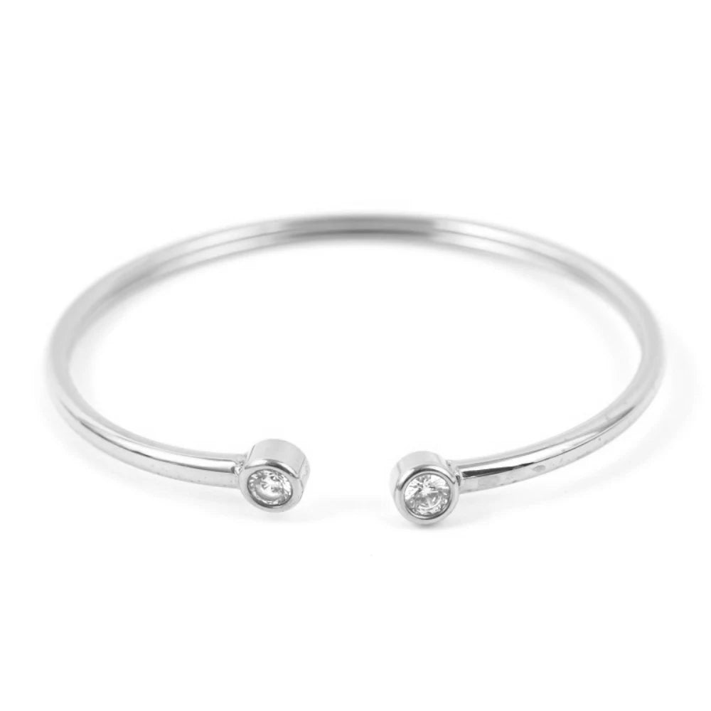 Simple Rhinestone Bangle