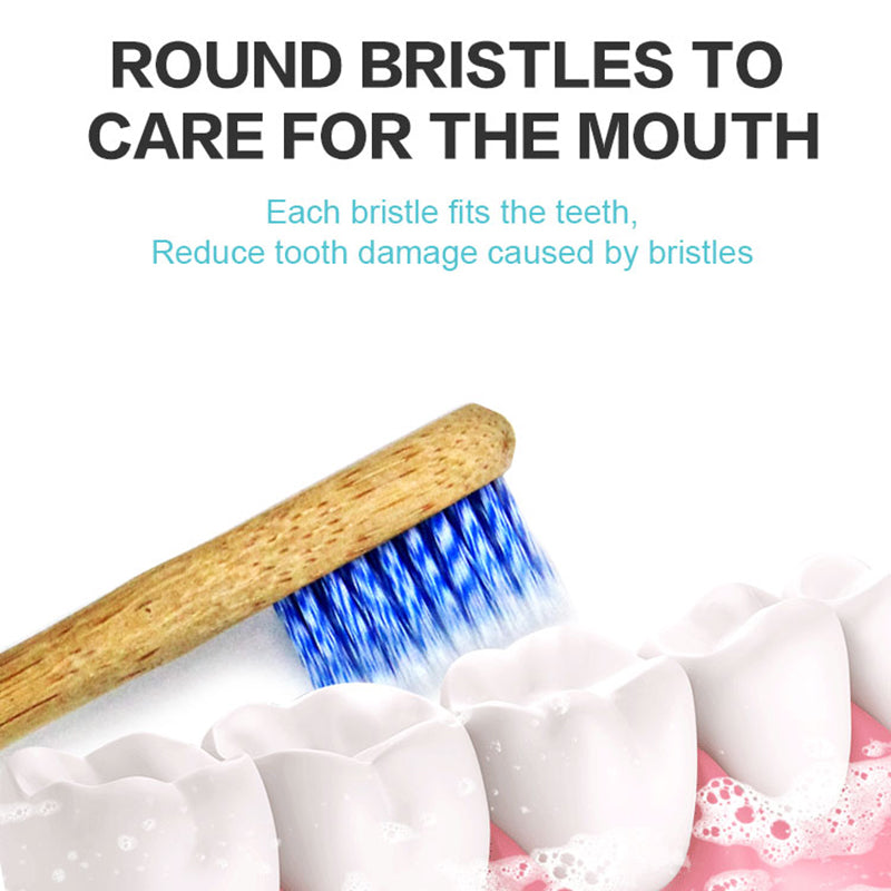 Eco-Friendly Smart Bamboo Wooden Electric Charcoal Toothbrush