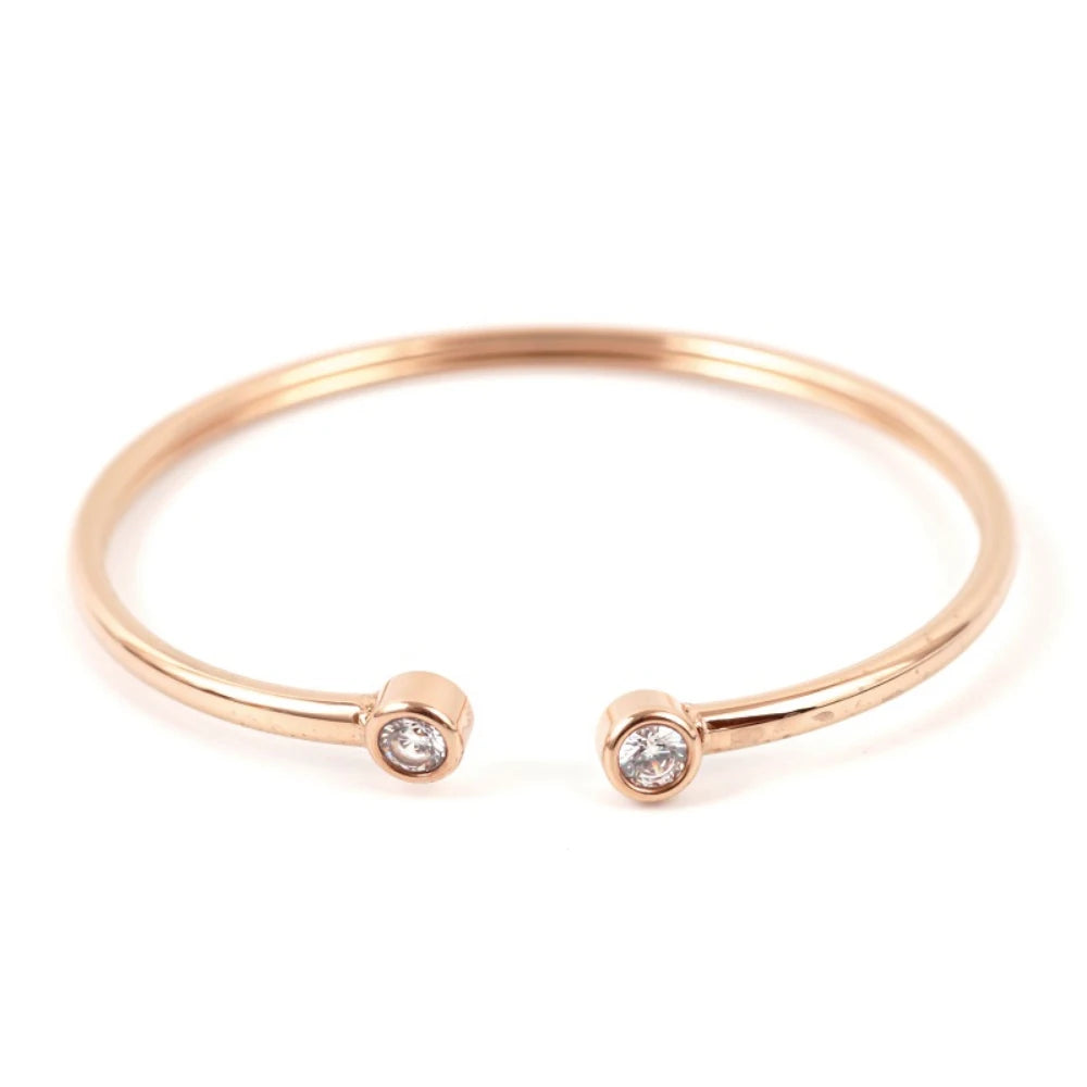 Simple Rhinestone Bangle