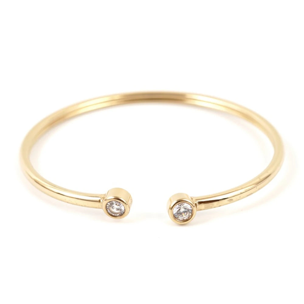 Simple Rhinestone Bangle