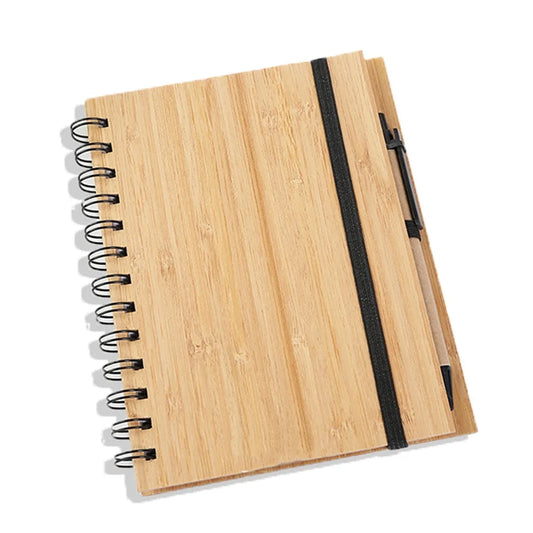 New Products Bamboo Cover Notebook A5 Eco Friendly Fancy Bamboo Notebooks